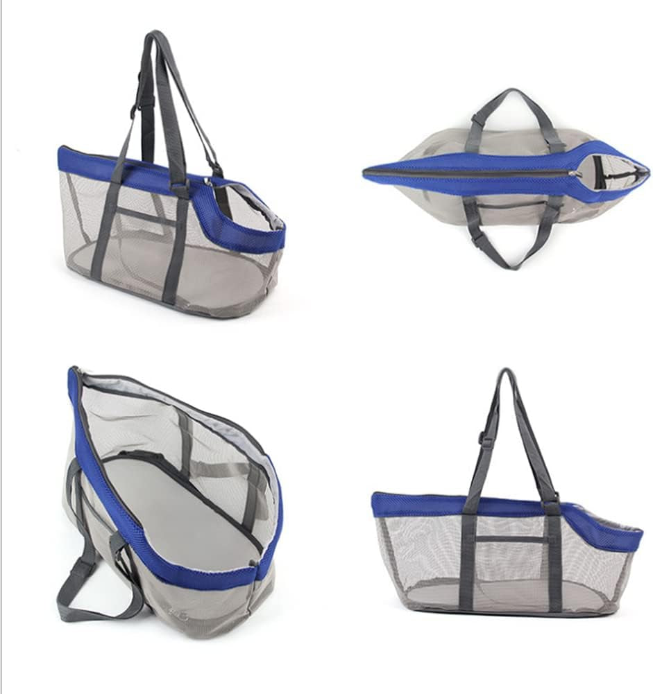 Pet Carrier Bag Foldable Breathable Dog Carrier Tote Bag Soft Portable Soft-Sided Mesh Pet Travel Carrier Bag Outdoor Soft Full Mesh Pet Carrier Bag Pets Carrying Tote Handbag for Cat Small Medium Dog