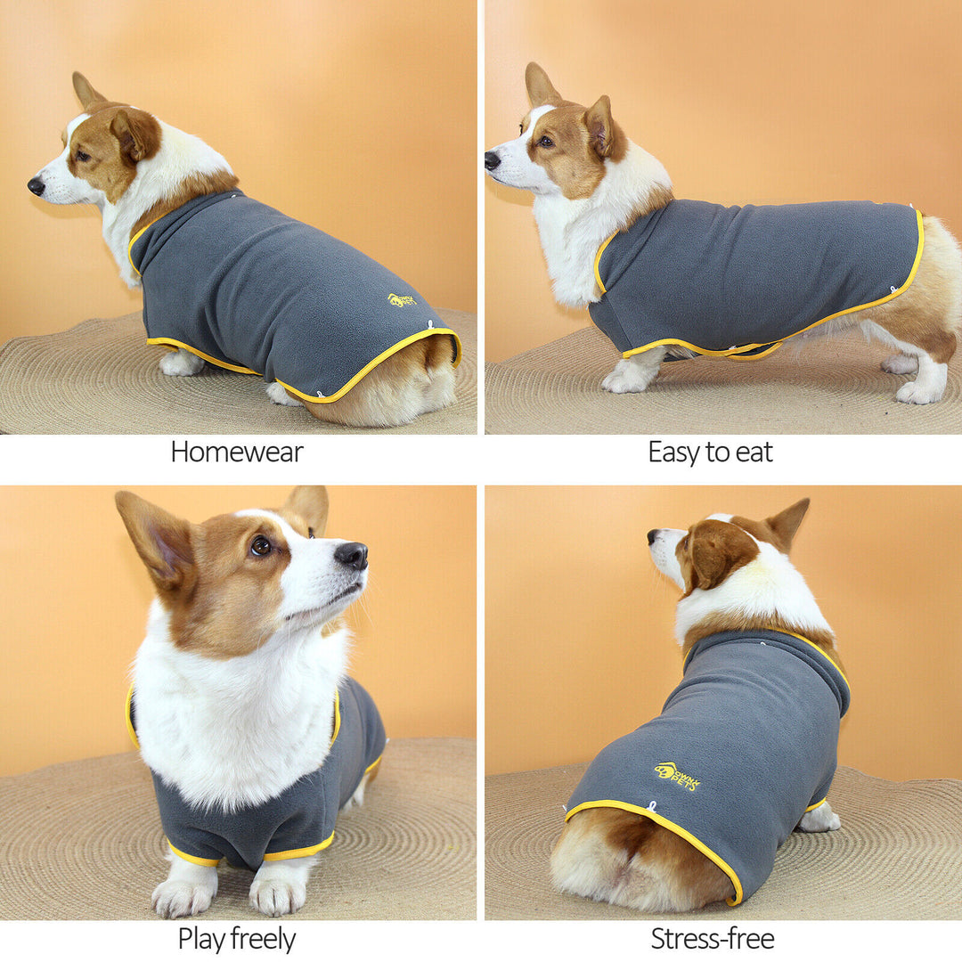 Pet Dog Cat Warm Fleece Vest Clothes Puppy Winter Coat Jacket Raincoat Liner XXL