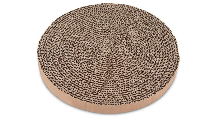 Cat Scratchers Pads Cats Scratcher round Scratching Cardboard Pad Reinforce 5 Pc