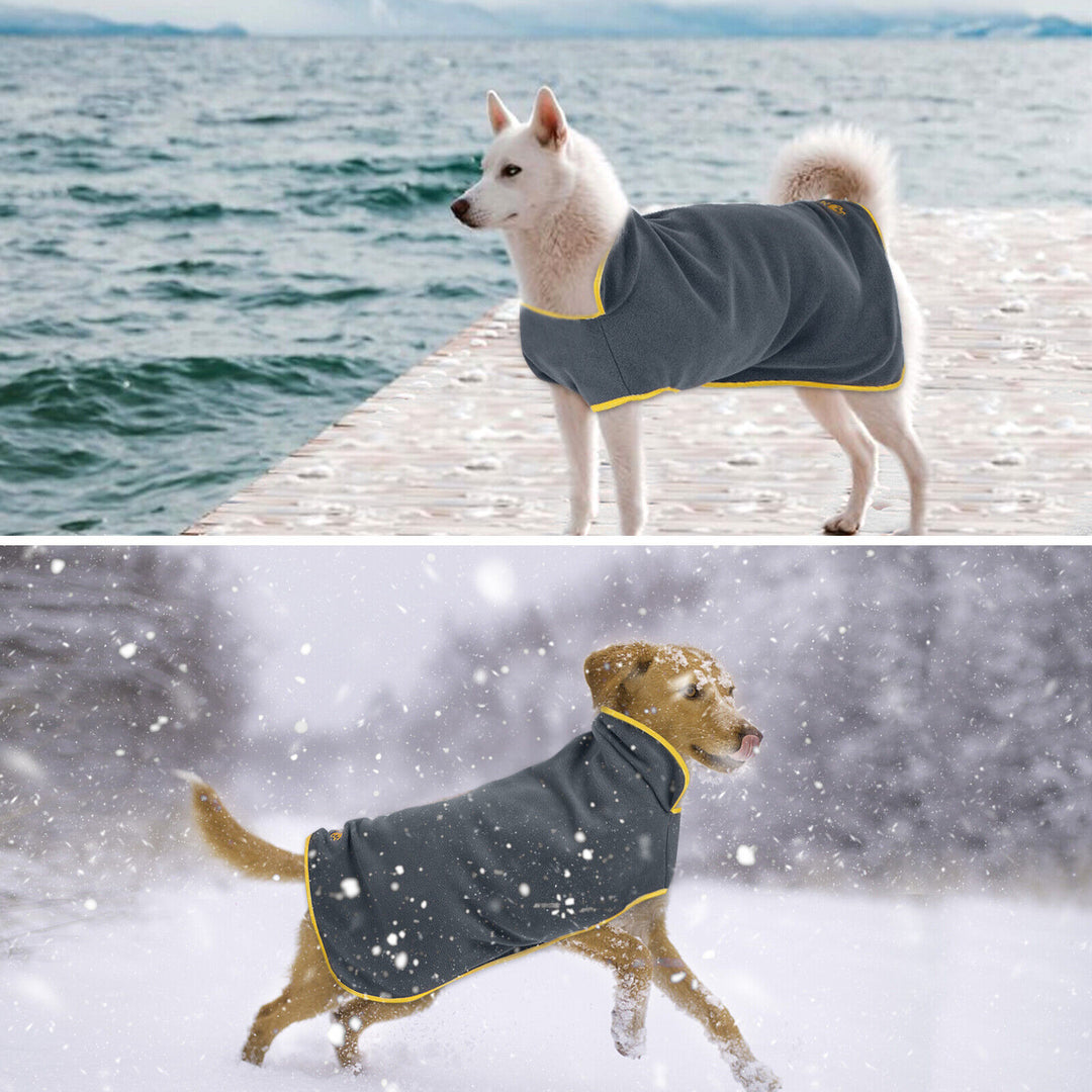 Pet Dog Cat Warm Fleece Vest Clothes Puppy Winter Coat Jacket Raincoat Liner XXL