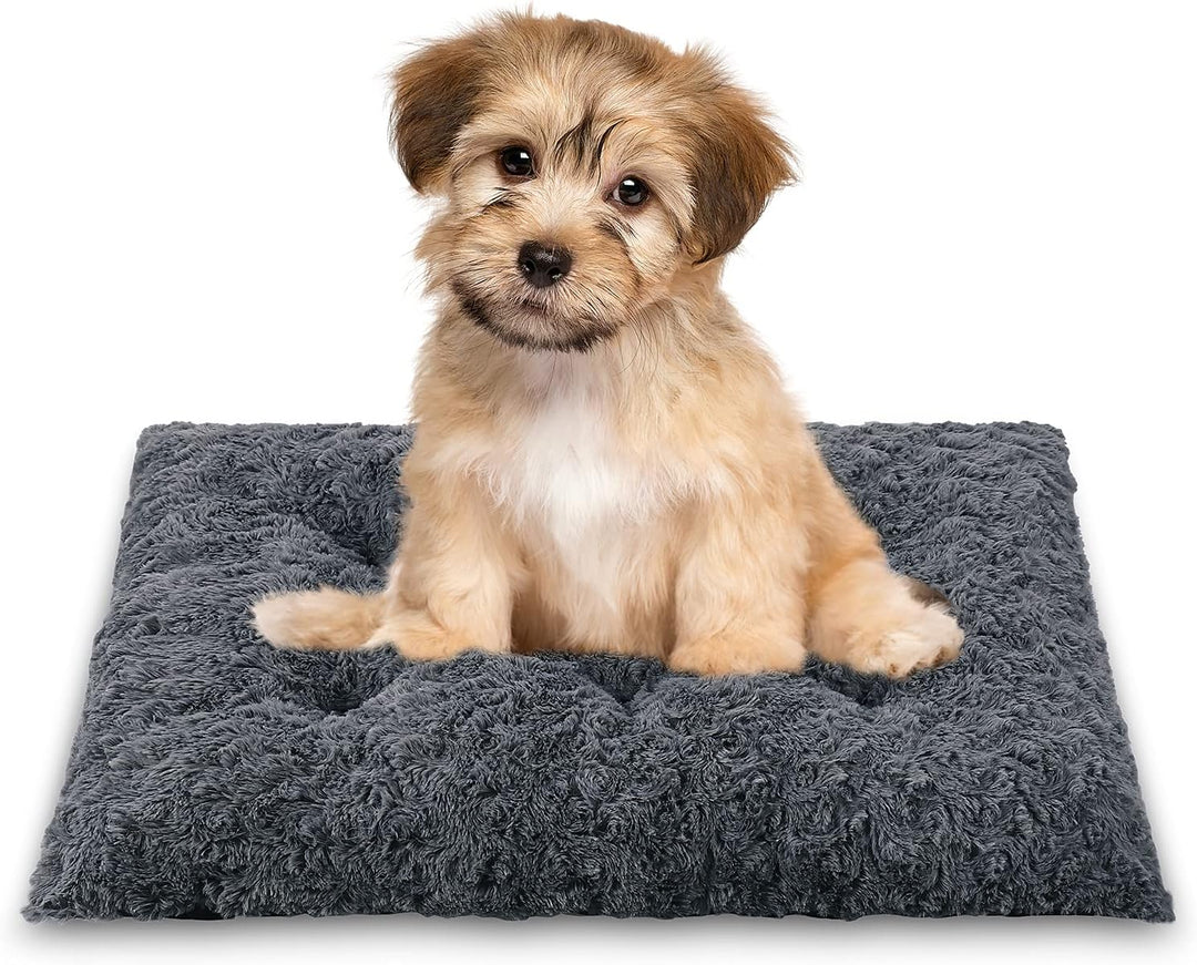 Super Soft Dog Mattress, Cat Mattress, Soft Crate Mat, Pet Sleeping Mat, Machine Washable Non-Slip Dog Cage Pet Mat, Suitable for Kennel Mats for Large, Medium and Small Dogs and Cats (Large)