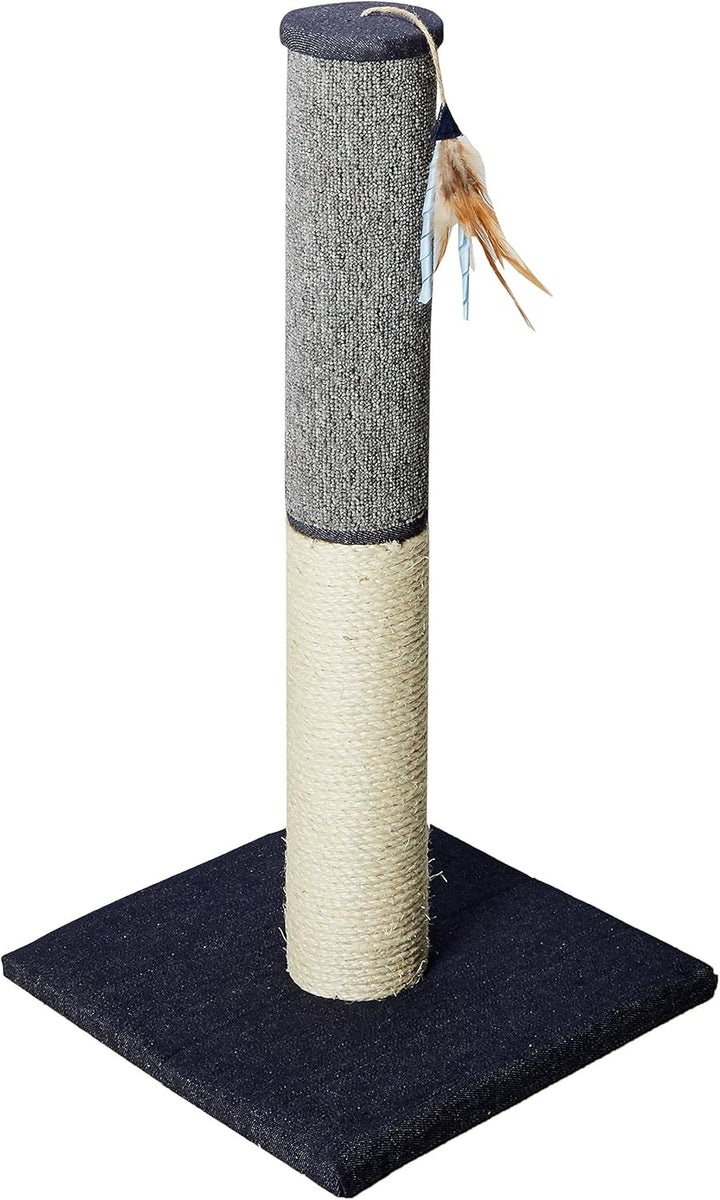 Sky Scratch Sisal & Carpet Cat Scratching Post - Gray, One Size