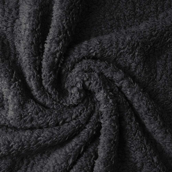 1 Pack 3 Calming Blankets Fluffy Premium Fleece Pet Blanket Soft Sherpa Throw for Dog Puppy Cat Black Small (23" X16'')