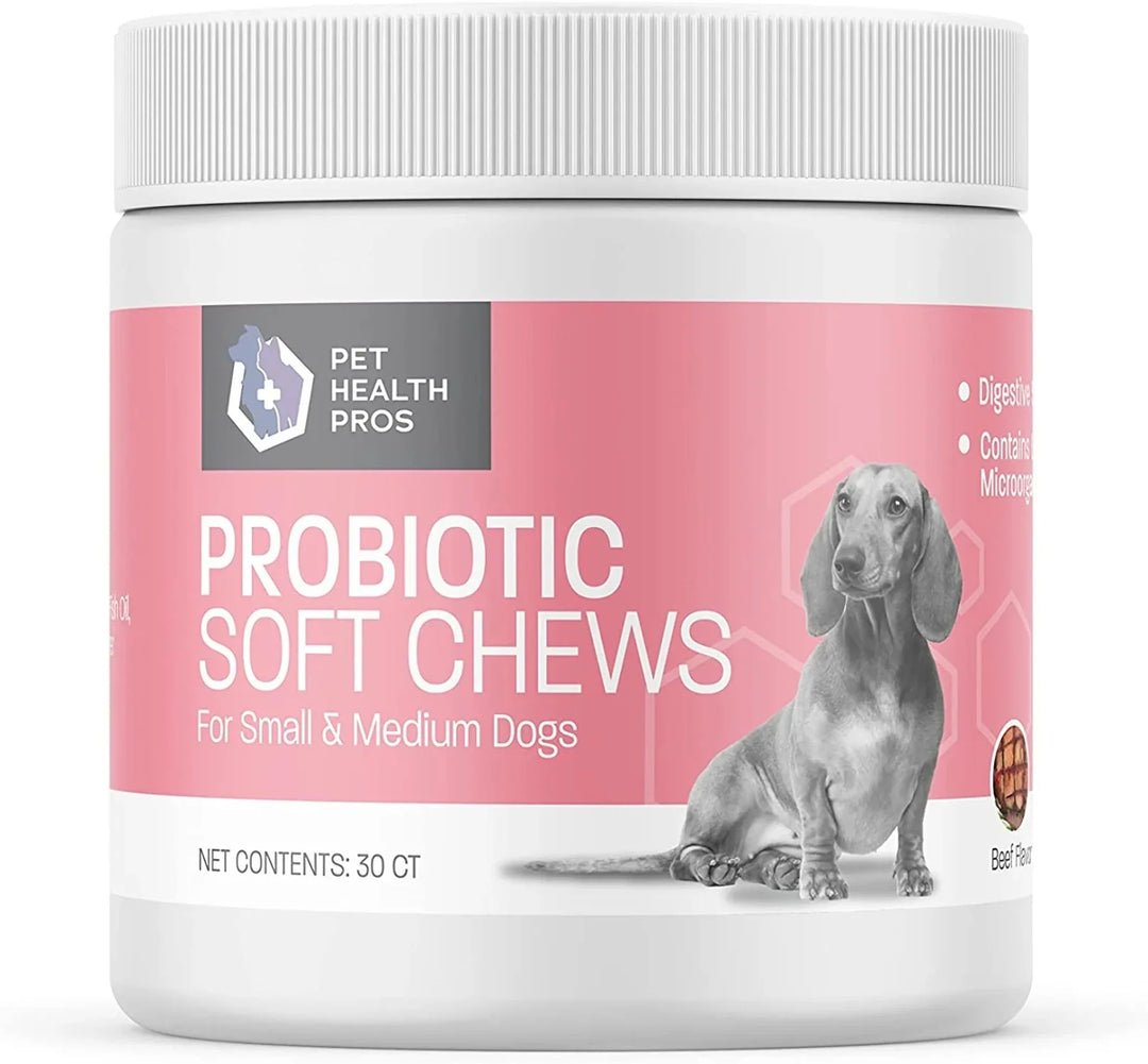 Dog Probiotic Chews for Dogs - Support Healthy Digestion Dog Probiotics and Digestive Enzymes for Gut Health for Dogs - for Traveling, Kenneling and Training - Large/Giant Dog