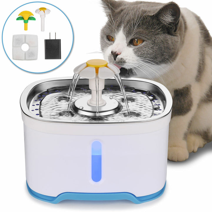 Pet Cat Gog Water Fountain 2.5L Automatic Water Drinking Dispenser Circulating