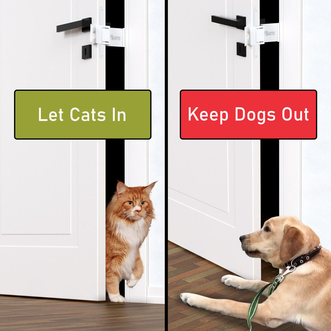 Ownpets Door Latch Cat Door Stopper Pet Door Holder for Cats Keep Dogs Kids Out