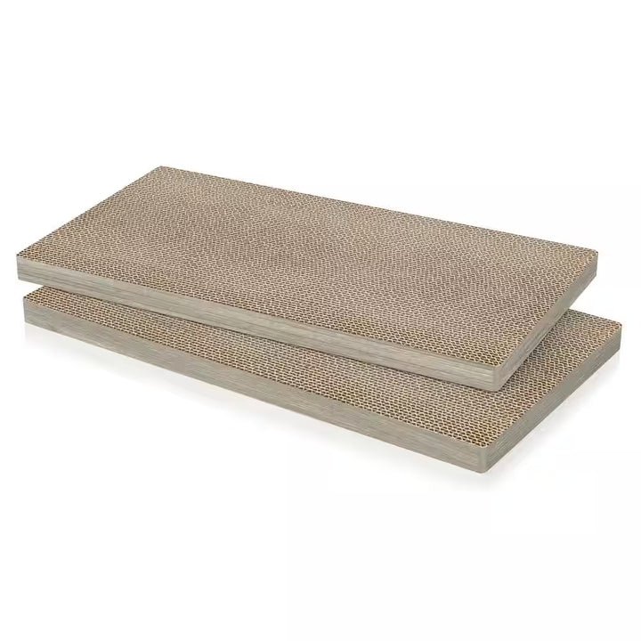 Eco Zboard Aspen Grey Premium Cat Scratcher (2-Pack)