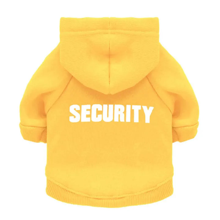 Security Cat Clothes Pet Cat Coats Jacket Hoodies for Cats Outfit Warm Pet Clothing Rabbit Animals Pet Costume for Small Dogs