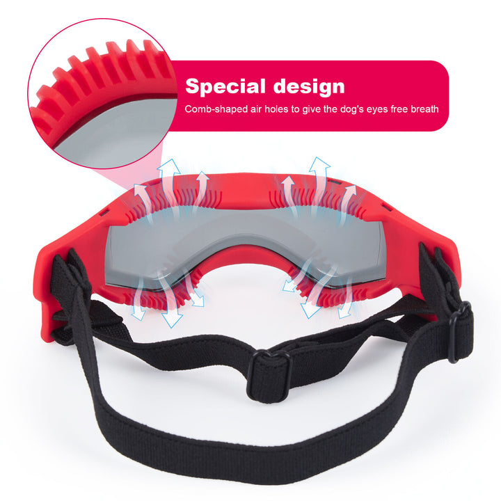 Pet Dog Goggles Glasses Snow Windproof UV Protection Sunglasses for Small Dog